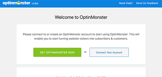 将 OptinMonster 连接到您的网站