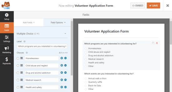 编辑你的志愿者申请编辑你的志愿者申请表
