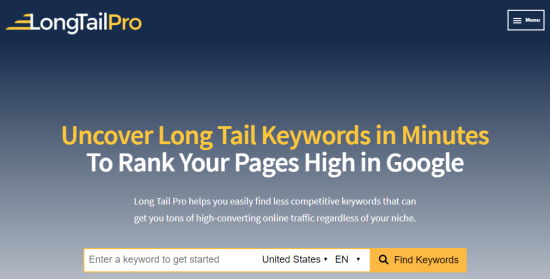 Long Tail Pro 关键词首页 Long Tail Pro 关键词首页