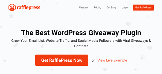 RafflePress 网站