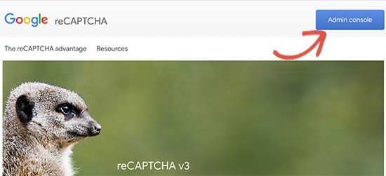 reCAPTCHA 管理控制台