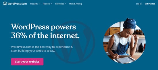 WordPress.com 一体化网站构建器