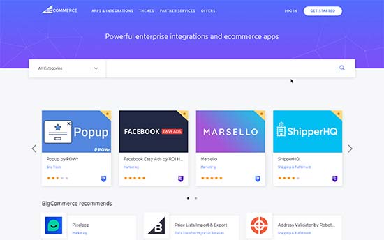 BigCommerce 应用程序