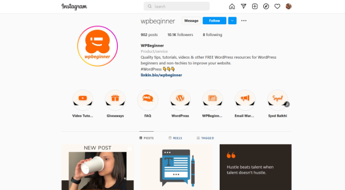 Instagram个人资料 预览图