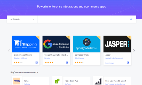 BigCommerce 应用程序 BigCommerce 应用程序