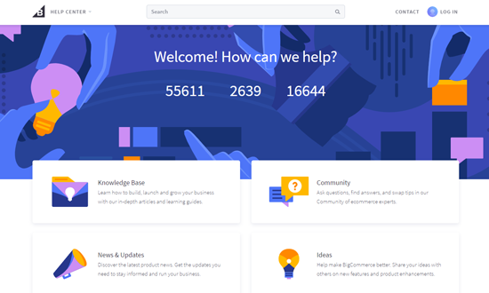 BigCommerce 帮助中心支持