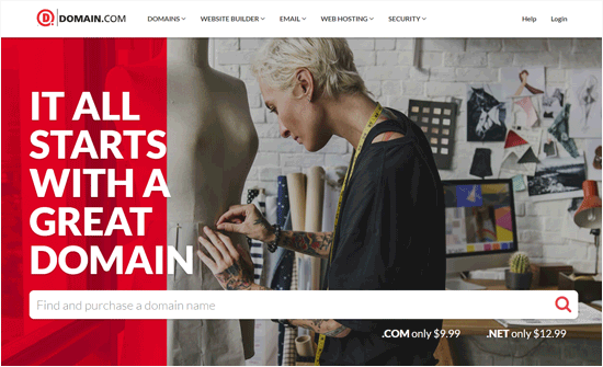 Domain.com 博客名称搜索和注册 Domain.com 博客名称搜索和注册