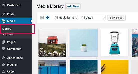 WordPress 媒体库 WordPress 媒体库