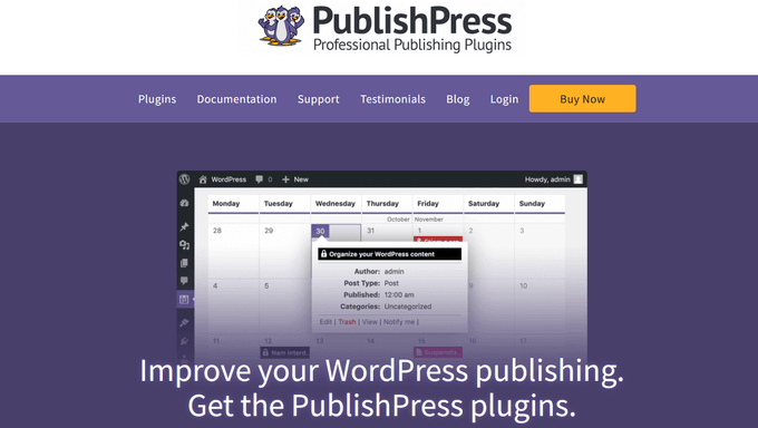 编辑流程 publishpress WordPress 插件