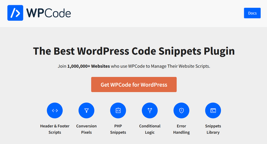 WPCode WordPress代码片段插件