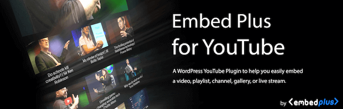YouTube 的 EmbedPlus 画廊插件