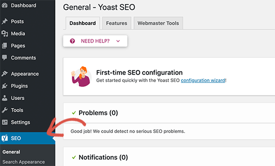 安装 Yoast SEO 插件