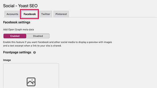 使用Yoast SEO在WordPress中启用Facebook Open Graph