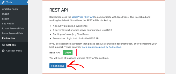 重定向中的 Rest API 测试 重定向中的 Rest API 测试