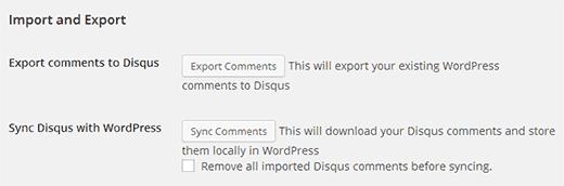 Export WordPress comments to Disqus Commenting System