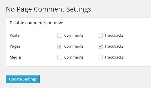 Disable comments and trackbacks on new pages in WordPress