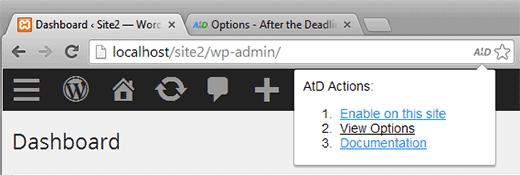 After the deadline settings in Google Chrome After the deadline settings in Google Chrome