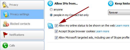 如何在WordPress中显示您的Skype联系人和Skype状态