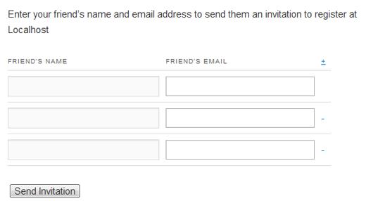 Invite Friends Frontend Invite Friends Frontend