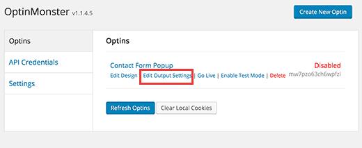 Optins page on your WordPress site Optins page on your WordPress site