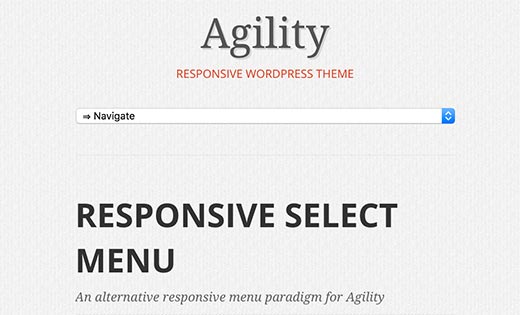 响应式选择菜单 响应式选择菜单