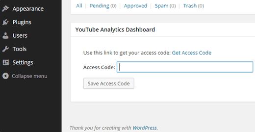 如何将YouTube Analytics添加到WordPress信息中心