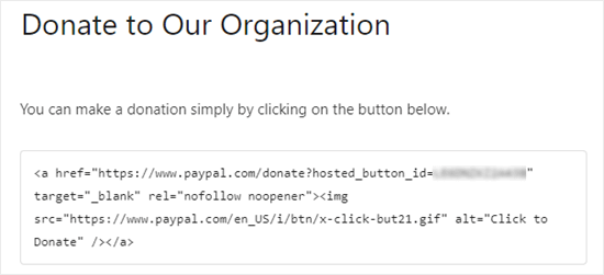 HTML块中的PayPal按钮HTML代码