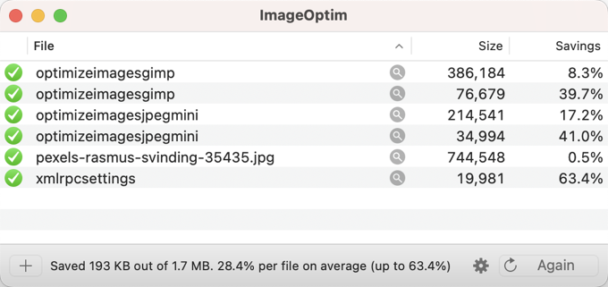 使用ImageOptim优化图像
