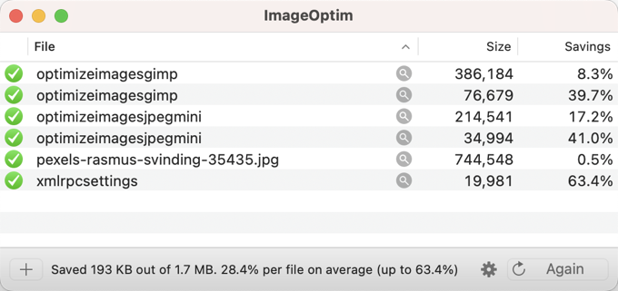 使用ImageOptim优化图像 使用ImageOptim优化图像