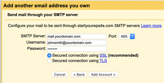 SMTP信息 SMTP信息