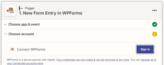 登录您的WPForms帐户