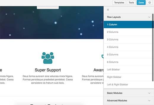 Adding a row to your page layout in Beaver Builder