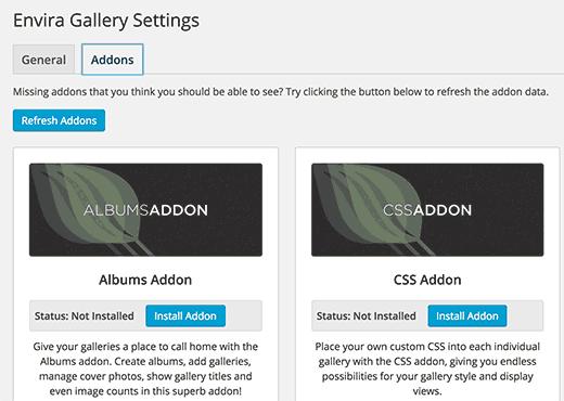 Installing Albums and Standalone addons Installing Albums and Standalone addons