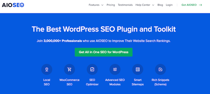 适用于WordPress的AIOSEO SEO插件