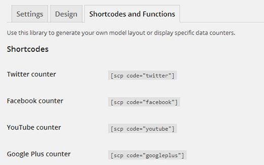 Shortcodes and Functions to Display Social Count Buttons Shortcodes and Functions to Display Social Count Buttons