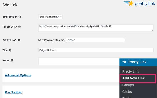 Add new affiliate link Add new affiliate link
