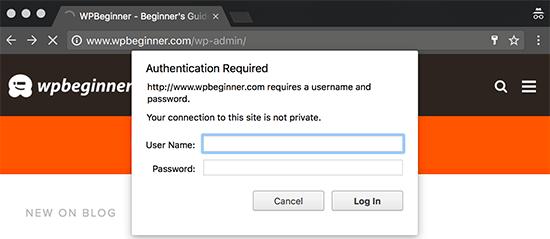 Password protect WordPress admin directory Password protect WordPress admin directory