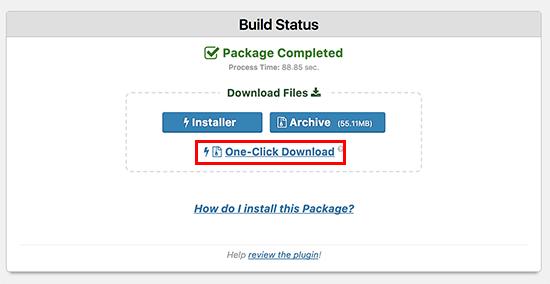 Download package files Download package files