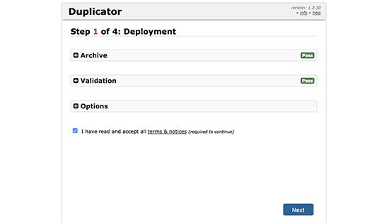 Duplicator installer initialized Duplicator installer initialized