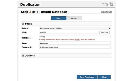 Connect Database Connect Database