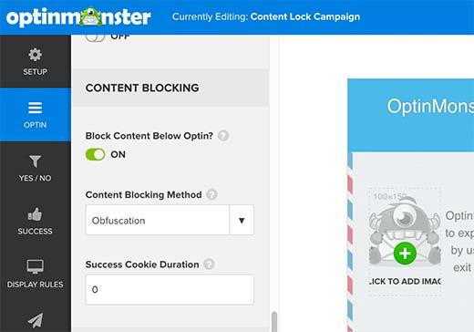 Content blocking options Content blocking options