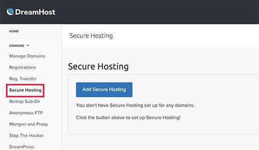 Secure Hosting Secure Hosting