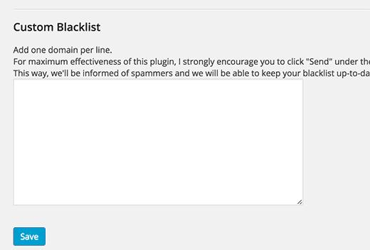 Custom Blacklist Custom Blacklist