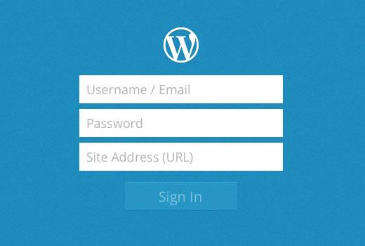 Sign in to your WordPress site from WordPress for iOS app Sign in to your WordPress site from WordPress for iOS app