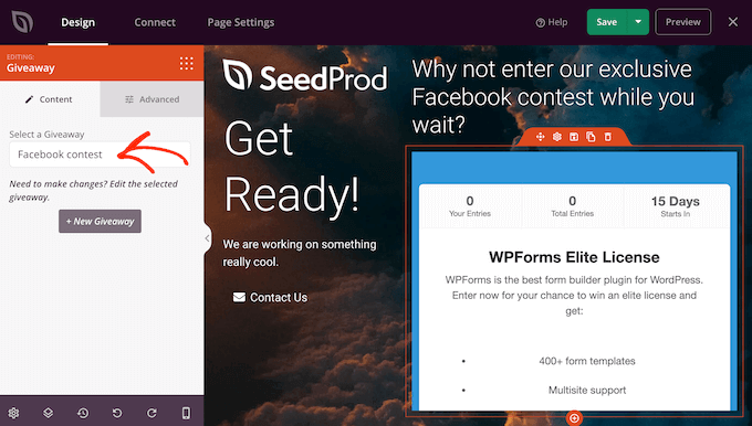 如何使用SeedProd创建赠品登陆页面