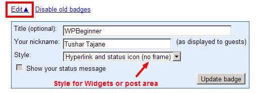 Update Your Badge Screen Update Your Badge Screen