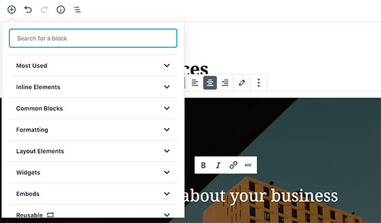 Gutenberg blocks Gutenberg blocks