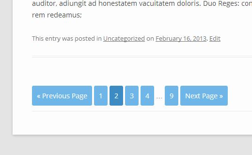 Manually adding numeric pagination to WordPress themes without a plugin Manually adding numeric pagination to WordPress themes without a plugin