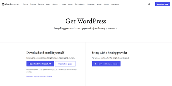 下载WordPress 下载WordPress