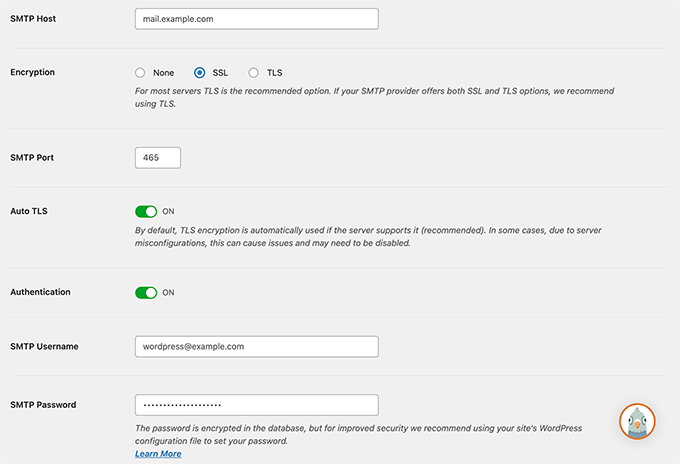 WP Mail SMTP的GreenGeeks SMTP设置 WP Mail SMTP的GreenGeeks SMTP设置